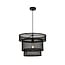 Industriel pendel Chloe, mat sort