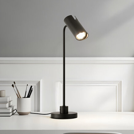 Bordlampe Kingston, mat sort