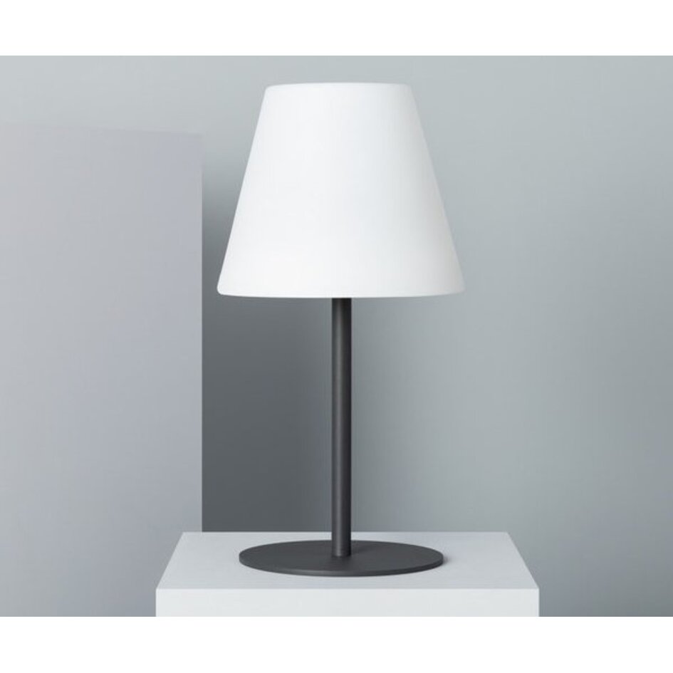 Solcellelampe med skærm (RGBWW) - Helios