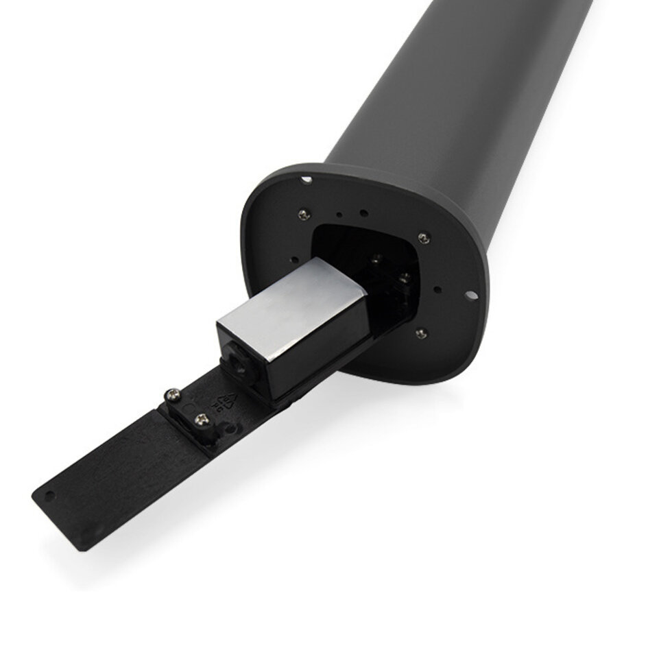 Moderne antracitgråstående udendørslampe Izo, 50 cm