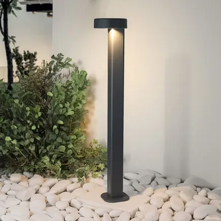 Stående udendørslampe Ferris - 80 cm, antracitgrå med integreret LED