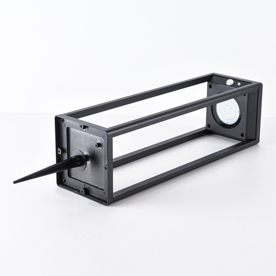 Solar bedlampe med sensor - Marcello - sort