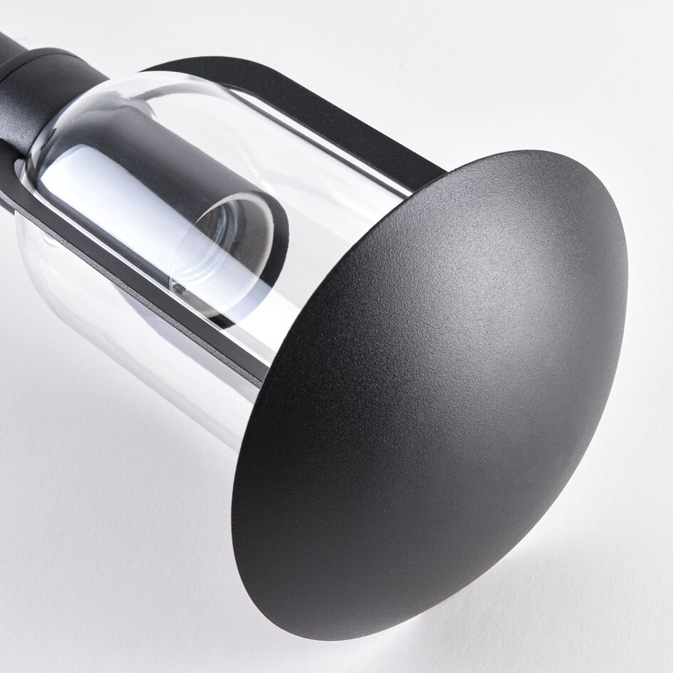 Bedlampe i landlig stil, 80 cm - Alessandro - sort