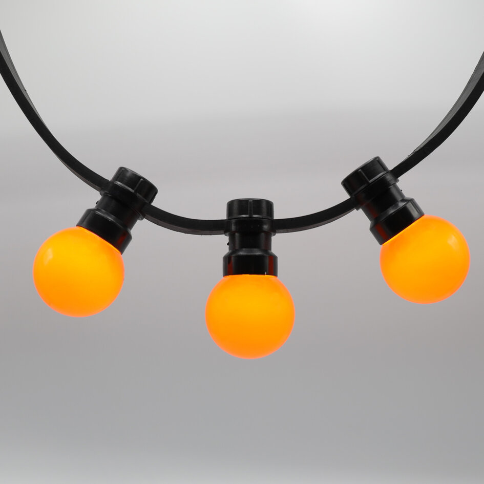 Orange stiftpære - 1 watt / Ø45