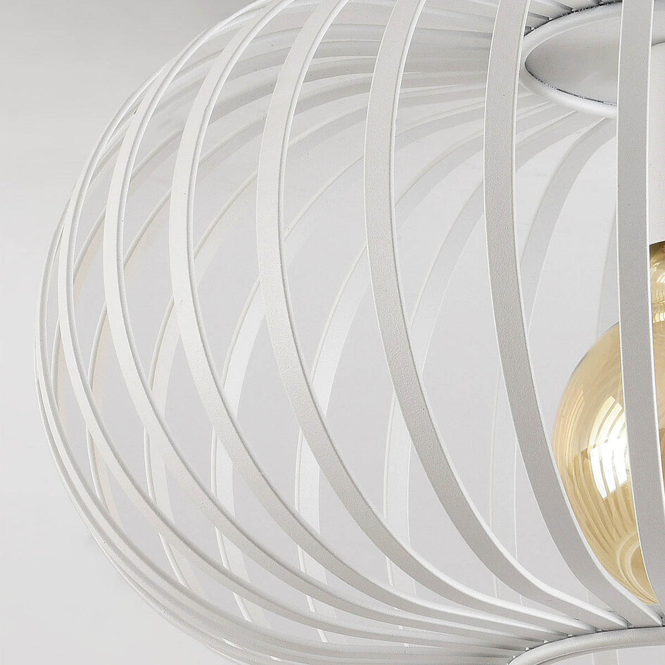 Loftlampe, metal - Fiore - hvid