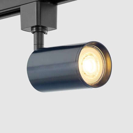 Spot til 1-faset lysskinne - Romain - koboltblå