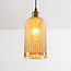 Glaspendel med ravfarvet glas, 1 x E27 - Lana - Variant 2
