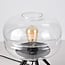 Bordlampe Joah med håndblæst transparent glas