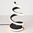 Bordlampe Borja i spiralform med 3-trins dæmpbar LED