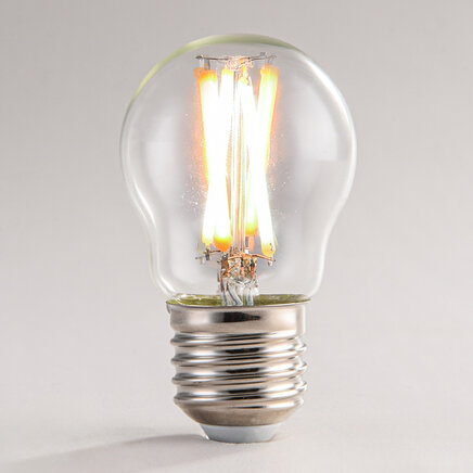 E27 SMART filamentpære - 4,9 watt / 2700-6500K / Ø45