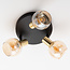 Retro loftlampe med 3 sandfarvede spotlamper - Oakland