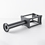 Stående solcelle udendørslampe Janita med sensor - sort og integreret LED
