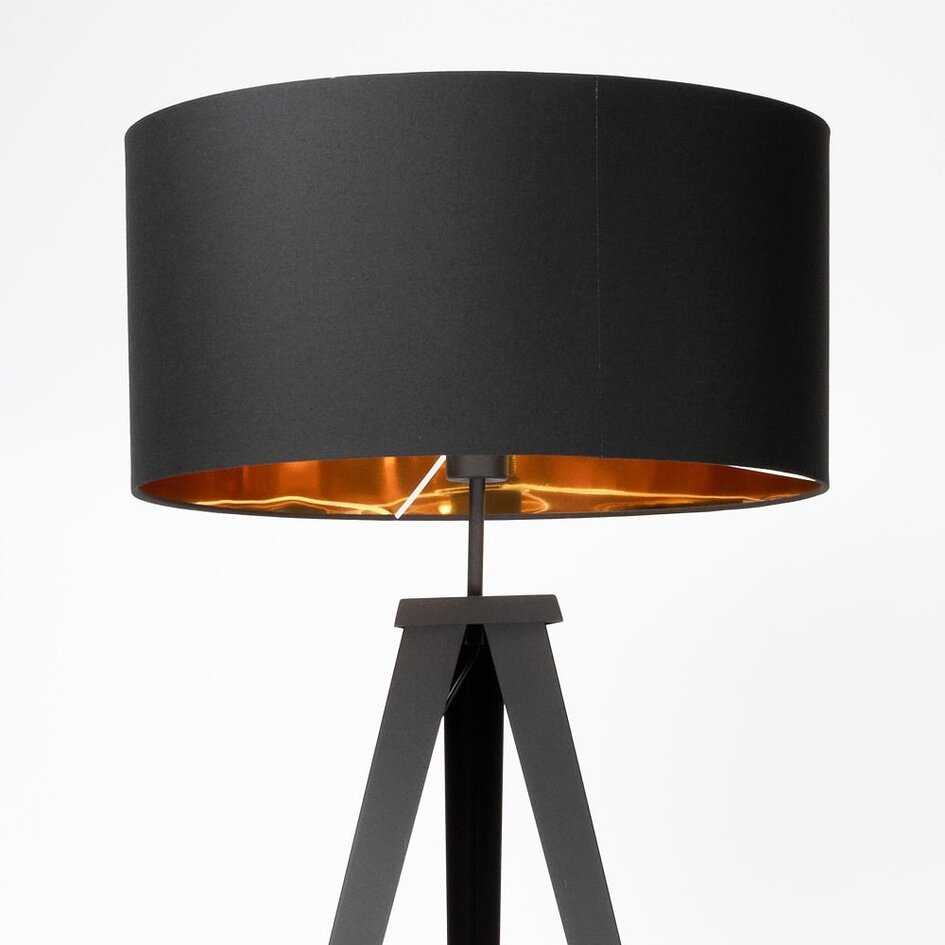 Tripod gulvlampe Tessuto med stofskærm
