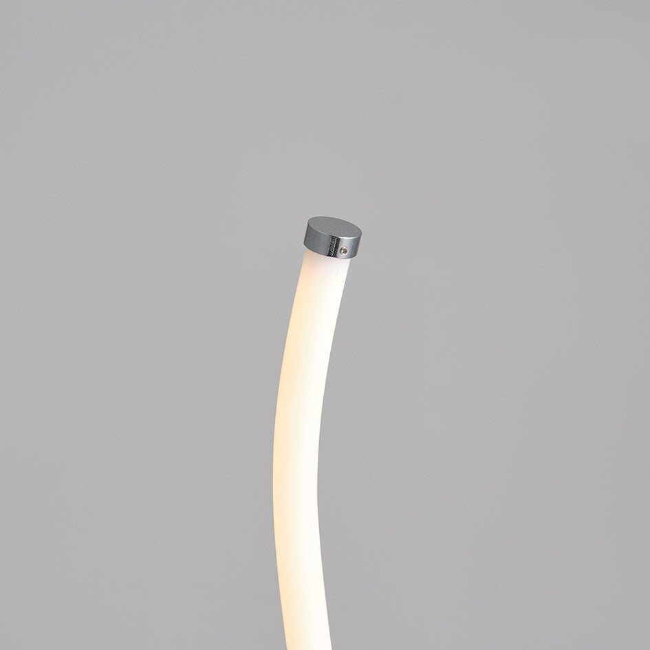 Spiralformet gulvlampe - LED-rørlampe - Viver