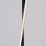 Moderne gulvlampe med snoet form - Locke - sort
