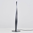 Moderne bordlampe med snoet form - Rizar - sort