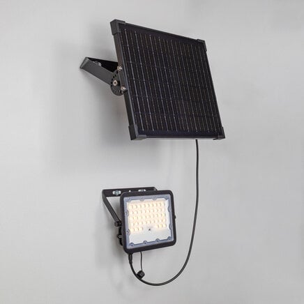 Sort solcellelampe til udendørs brug Nestor - 60W