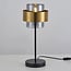 Bordlampe Lor med røgfarvet glas - bronze