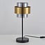Bordlampe Lor med røgfarvet glas - bronze