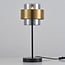 Bordlampe Lor med røgfarvet glas - bronze