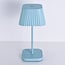 Genopladelig bordlampe Mike - blå, dæmpbar