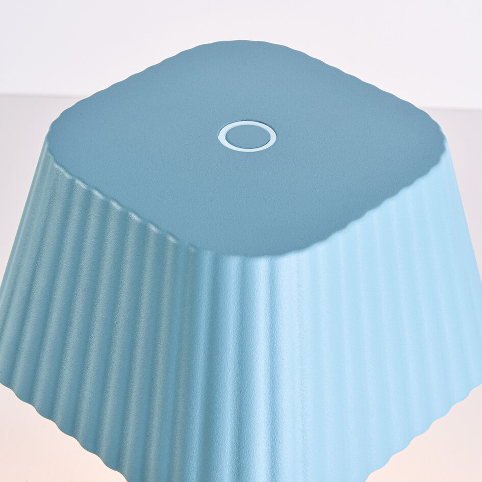 Batteridrevet bordlampe - Mike - blå