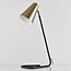 Bordlampe Watson - sort med guld