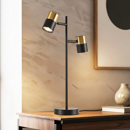 Bordlampe med 2 lyspunkter -  Una