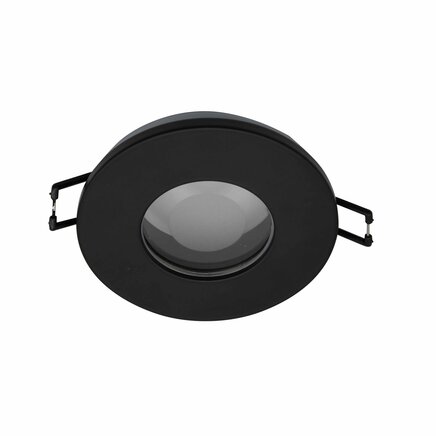 Moderne sort indbygget spot IP44 - Ray