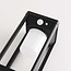 Moderne solcellelampe med sensor, 20 cm - Sparky - sort
