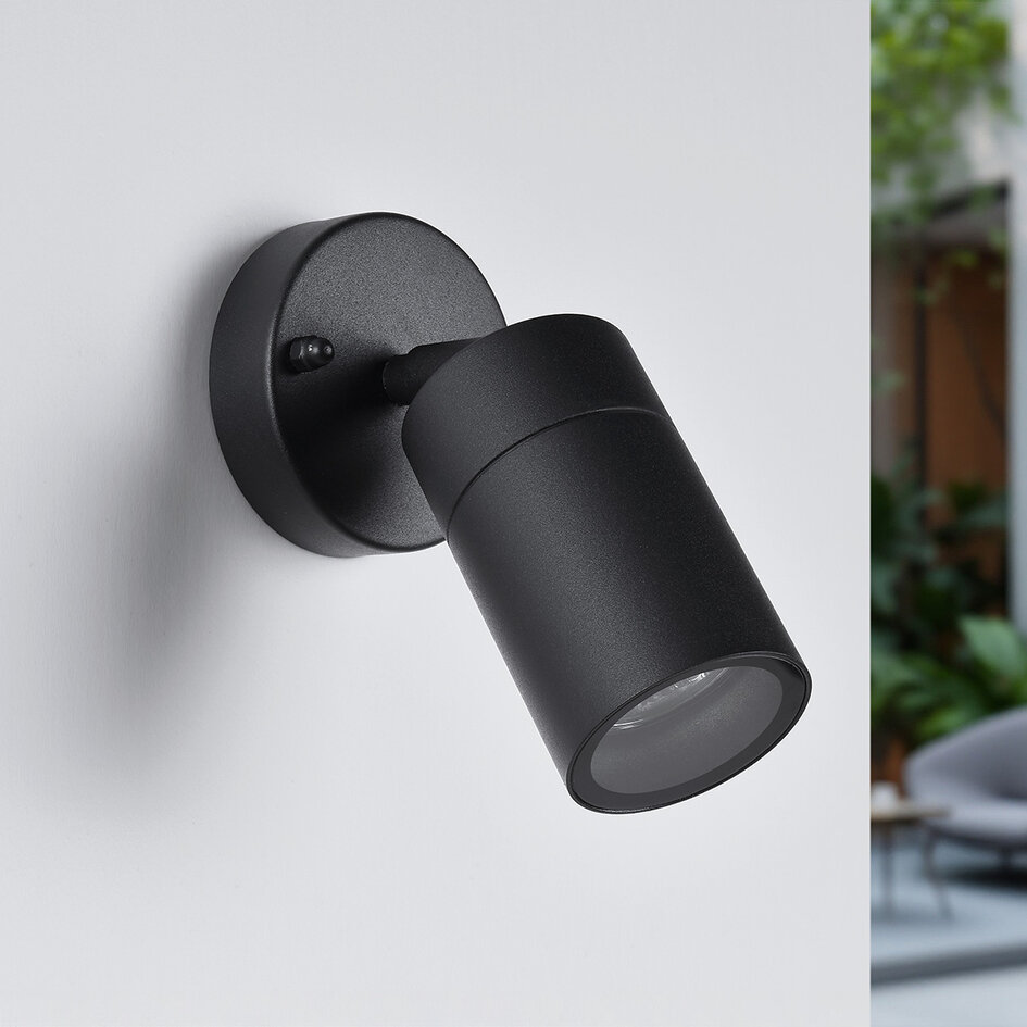 Udendørs spotlampe - Lola - sort