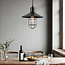 Industriel loftlampe i sort stål - Kiev