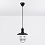 Industriel loftlampe i sort stål - Kiev