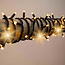 Julelyskæde med sammenkobling | varm hvid med blink | fra 10 meter med 100 LED'er | gummi