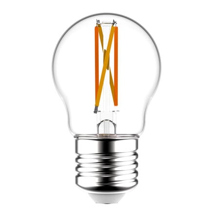 A45 E27 dim-to-warm LED-filamentpære, 4,5W (2700-2200K)