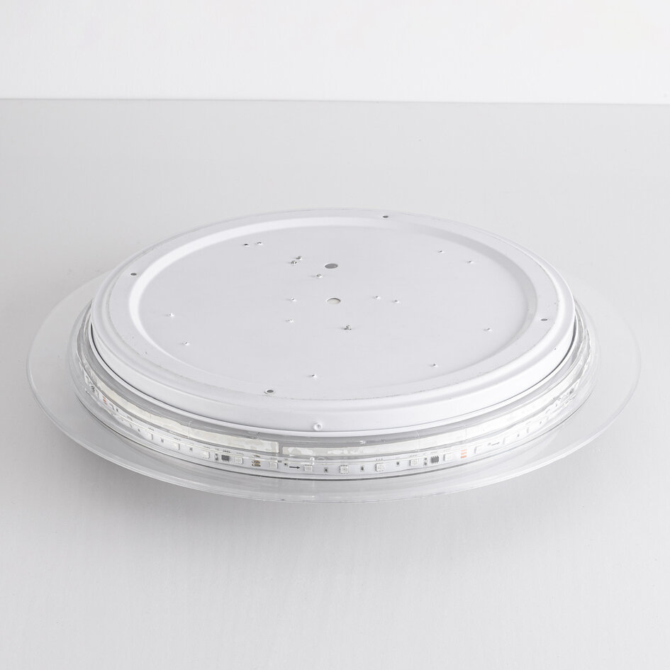 Loftlampe med farveskiftende LED-strip/RGBW, fjernbetjening og hukommelsesfunktion - Maisy