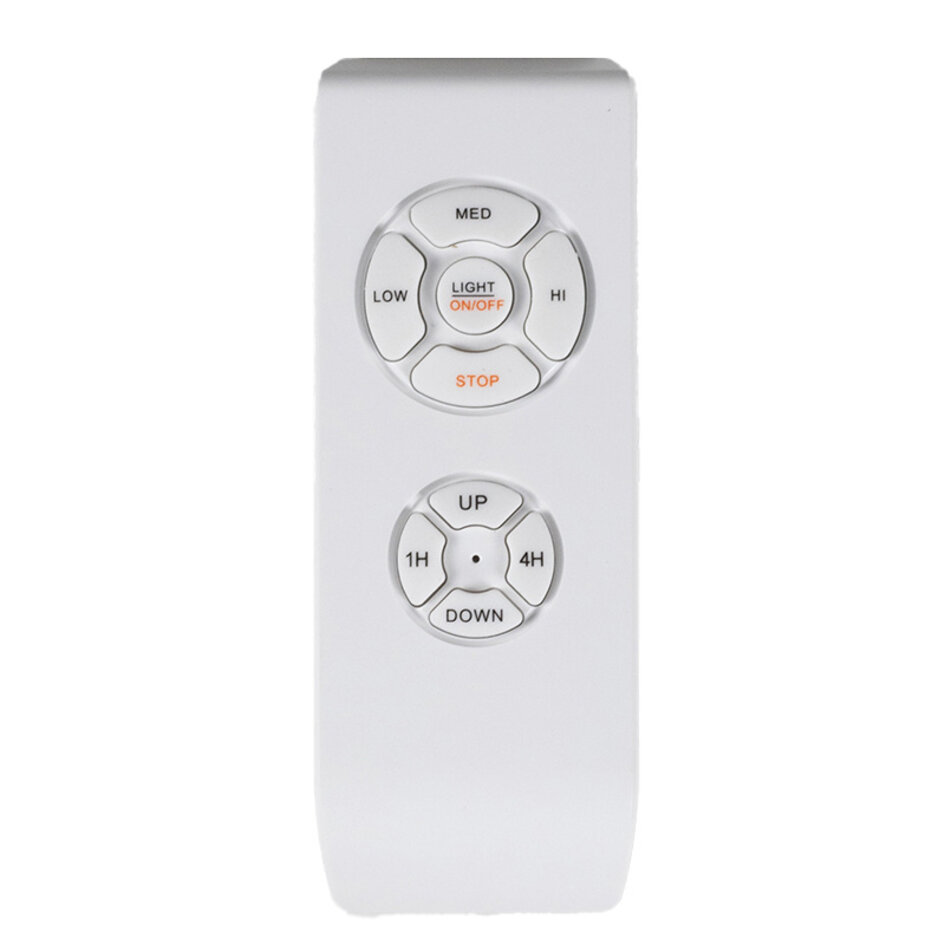 Moderne loftventilator i sort inkl. LED-lys og fjernbetjening - Akira