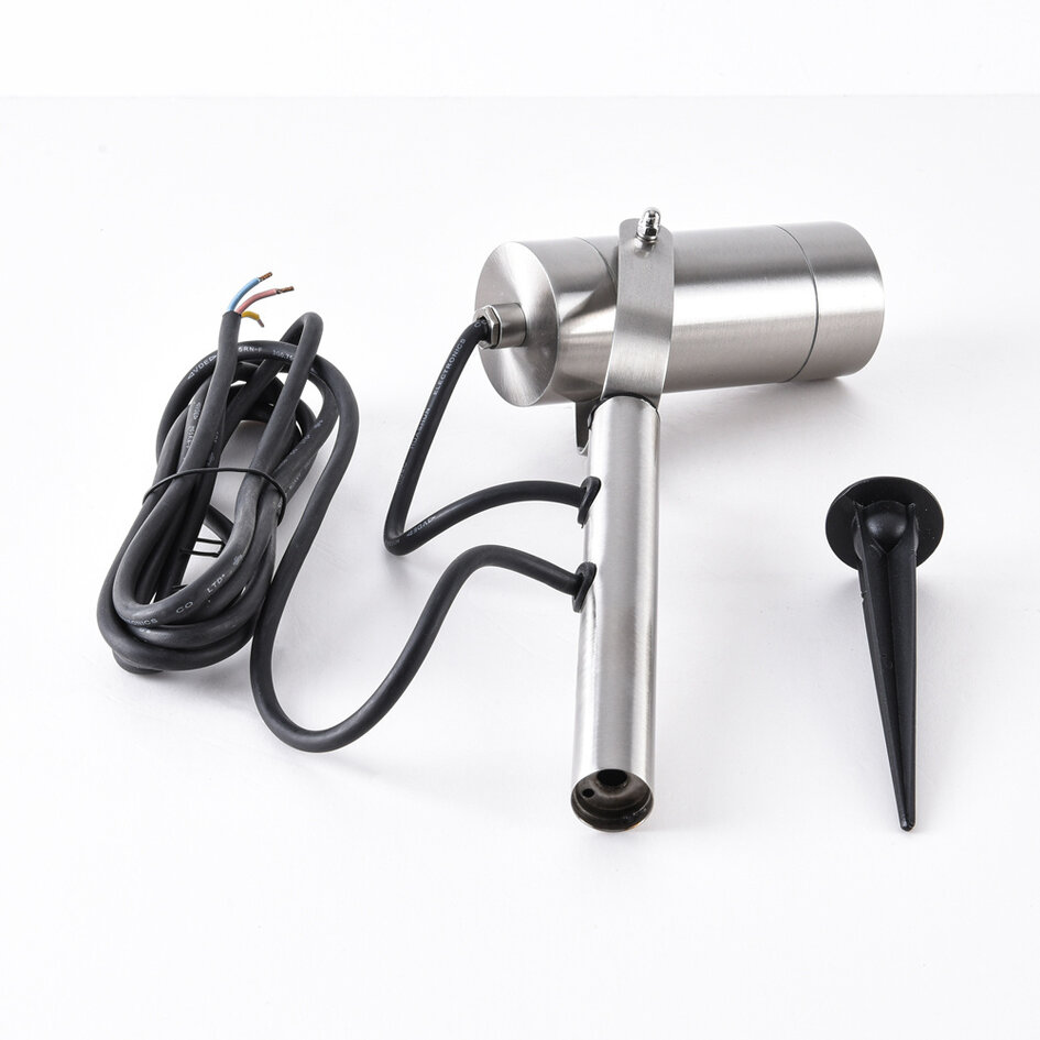 Havespot - Spydlampe Emilio - rustfrit stål, 31 cm