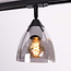 Spotlampe til 1-faset lysskinne - Jenna - smoke glas