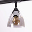 Spotlampe til 1-faset lysskinne - Jenna - smoke glas