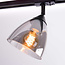 Spotlampe til 1-faset lysskinne - Jenna - smoke glas