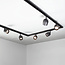 Sæt med 1-faset skinnesystem på 1,5 meter med Day spots, sort