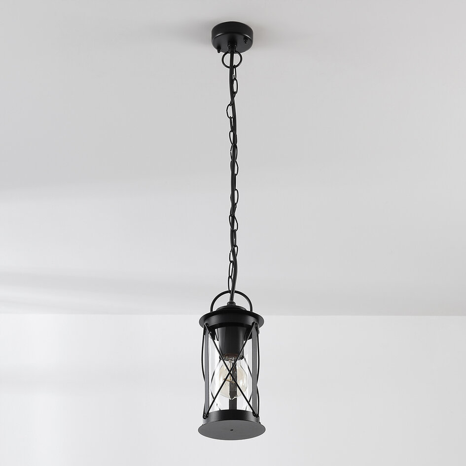 Udendørs lygtelampe / hængelampe - Jayce - sort