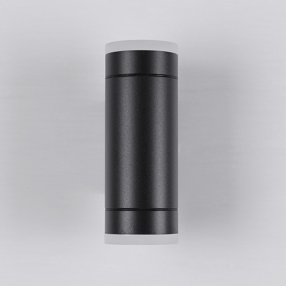 Udendørs væglampe - Elin - med op- og nedadgående lys - sort