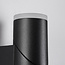 Rotérbar væglampe inkl. sensor, IP54, sort - Demy