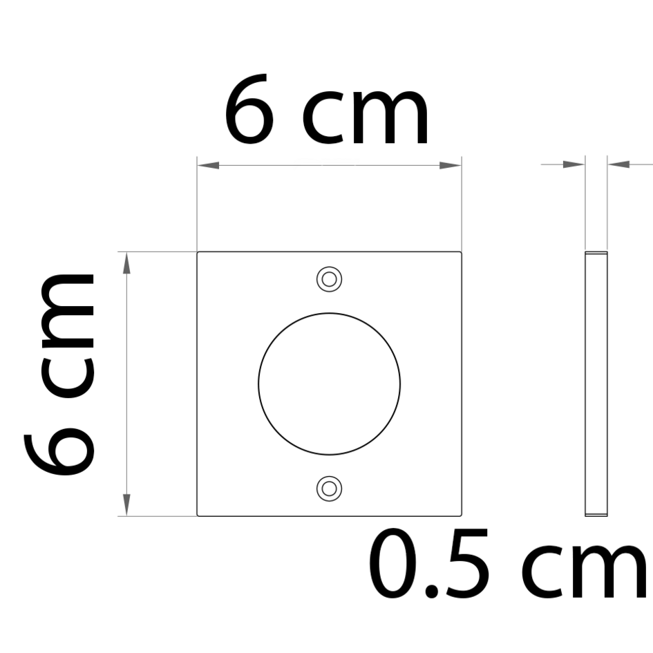 LED-skabsbelysning - Alina - ekstra fladt LED-spot