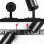Sæt med 1-faset skinnesystem på 1,5 meter med Jill spots, sort