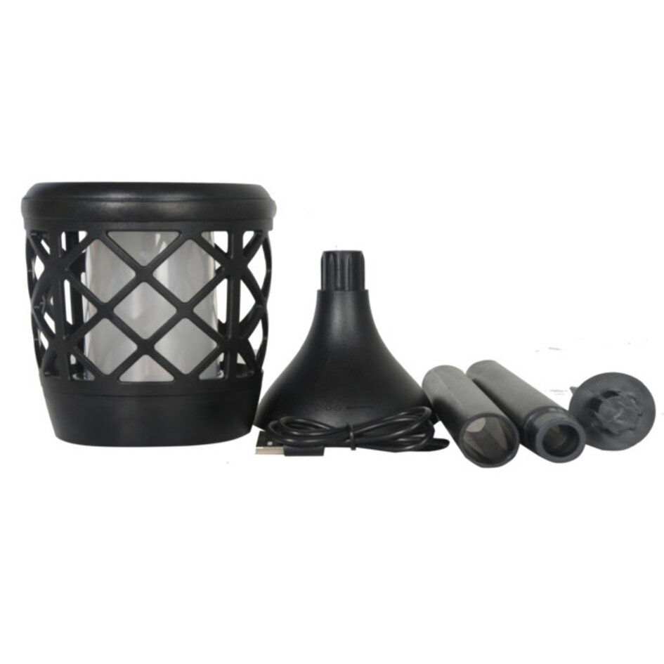 Solcelle fakkel med flammeeffekt, 2W