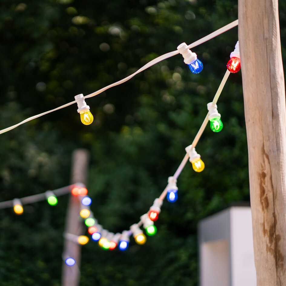 Gul filament LED-pære - 3,5 watt / Ø44 / dæmpbar