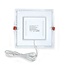 LED Downlight - firkantet - 18 watt - 220 x 220mm